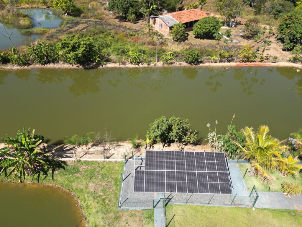 Sistema solar em área aberta do acervo da RSV